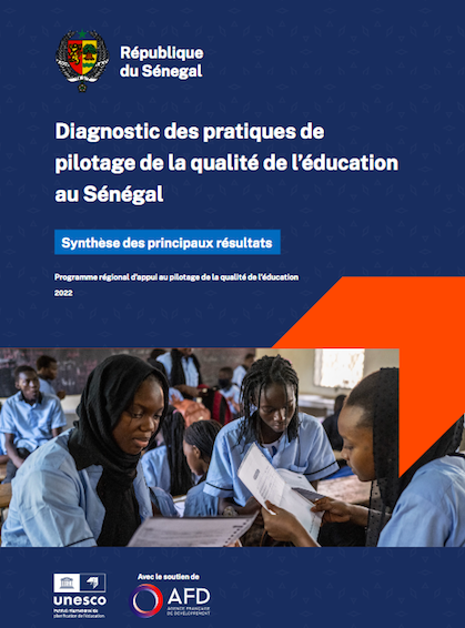 Synthèse des principaux résultats diagnostic pilotage qualité éducation Sénégal