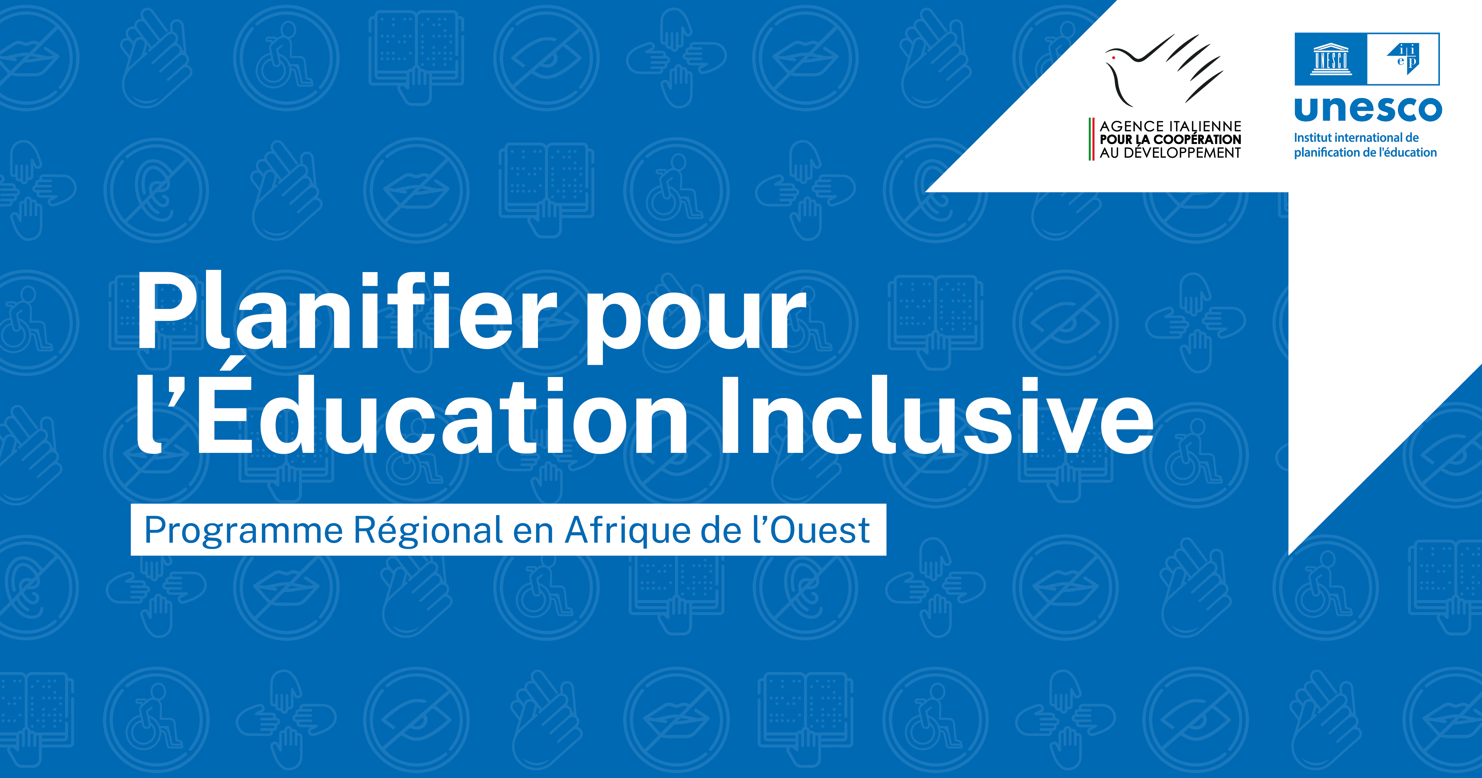 Visuel programme Education inclusive en Afrique de l'ouest