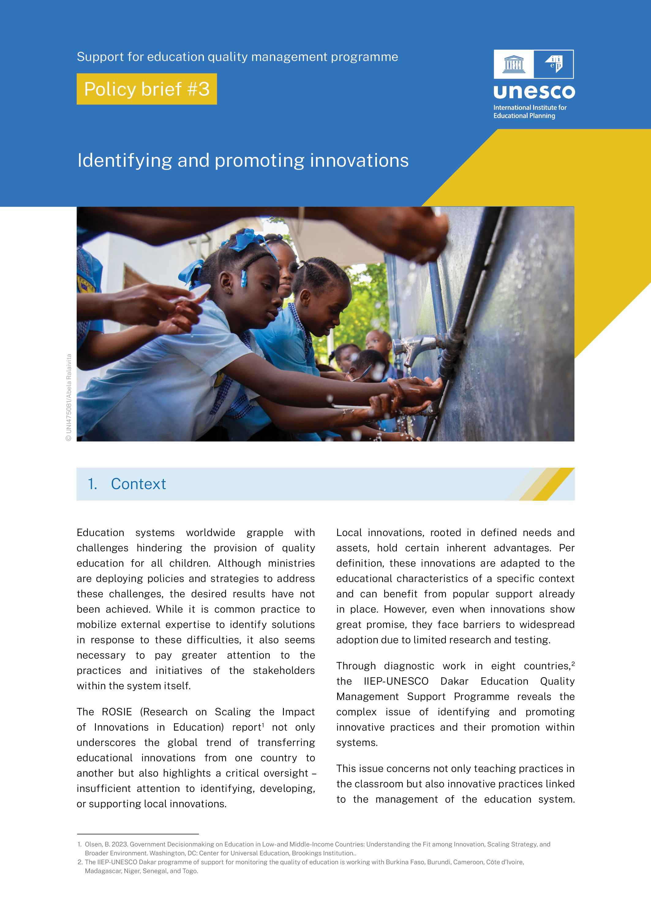 Identifying and promoting innovations