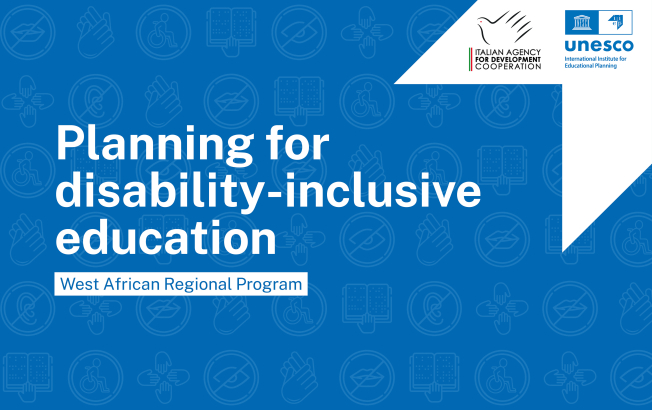 Planning for disability-inclusive education