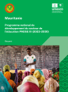 Mauritanie - Programme national de développement du secteur de l’éducation PNDSE III (2023-2030). Résumé